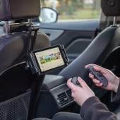 SUPORT AUTO FLEXIBIL PREMIUM PENTRU TABLETA CU PRINDERE IN TETIERA
