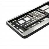 SUPORT NUMAR INMATRICULARE MEGA DRIVE CHROME BRUSH 1 BUC