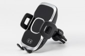 SUPORT TELEFON AUTO SMART CU INCARCARE WIRELESS FAST CHARGE SI FIXARE IN GRILA DE VENTILATIE