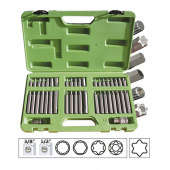 TRUSA SPECIALA CU 40 CAPETE SURUBELNITA PENTRU SURUBURI TORX 12-6 FETE JBM